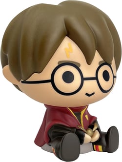 Tirelire Plastoy - Harry Potter Chibi et vif d'or - 16 cm