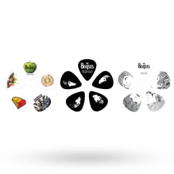 D'Addario 1CAB4-15BT2 - Boîte de 15 médiators - The Beatles 
