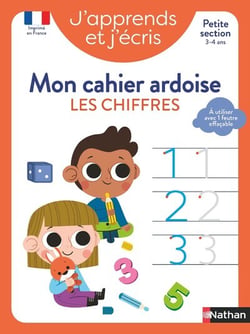 J'apprends et j'écris : Les chiffres - PS - mon cahier ardoise (édition 2024)