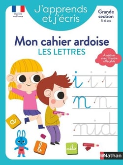 J'apprends et j'écris : Les lettres - GS - mon cahier ardoise (édition 2024)