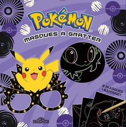 Pokémon masques à gratter