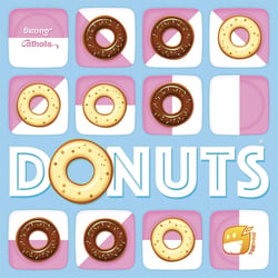 Donuts - Jeu de société à deux -  Jeu de stratégie - Funforge