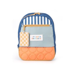 Sac à dos maternelle enfant Cultura - Little color block - 4 compartiments