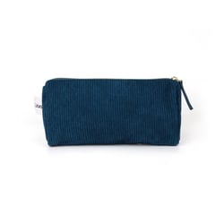 Trousse 1 compartiment Cultura - Bleu canard