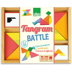 Tangram battle - Jeu de société à deux -  Jeu de bataille - Vilac