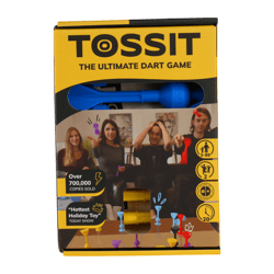 Tossit - Jeu de fléchettes ventouse - Bleu-jaune