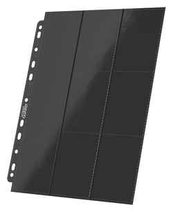 Ultimate Guard - 10 feuilles de classeur 3x3 - Noir