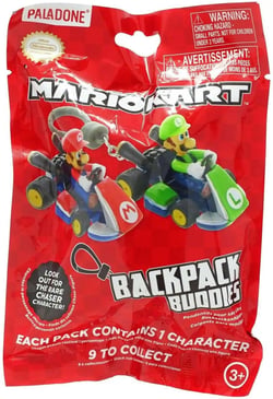 Porte-clés Mystère - Mario Kart - vendu à l'unité - modèle aléatoire