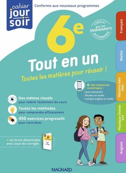 Tout en un 6e : Toutes les matières pour réussir