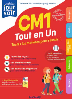 Tout en un CM1 : Toutes les matières pour réussir