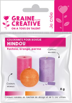 Colorants solides pour bougie Graine Créative - Hindou 