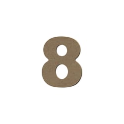 Chiffre Gomille - Medium - Naturel - 8 x 0,6 cm