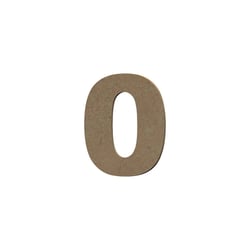 Chiffre Gomille - Medium - Naturel - 8 x 0,6 x 8 cm