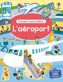 L'aéroport - Autocollants Usborne - Dès 3 ans