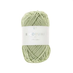 Pelote de fil à crocheter 100 % coton - Rico Design - Ricorumi - Roseau 075