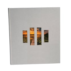 Album photo Exacompta - 29 x 32 cm - Milano - gris