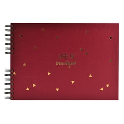 Album photo Exacompta - 32 x 22 cm - Life rouge