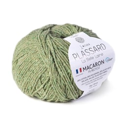Pelote de fil à tricoter - Plassard - Macaron - Vert 70