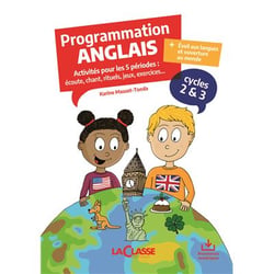 Programmation anglais cycle 2 et 3 (livre + ressources numeriques)