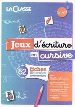 Jeux d'écriture en cursive GS/CP