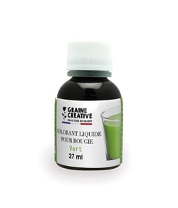 Graine Créative - Colorant liquide pour bougie 27 ml Vert
