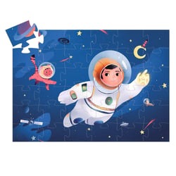 Puzzle 36 pièces - Un astronaute dans la lune - Djeco