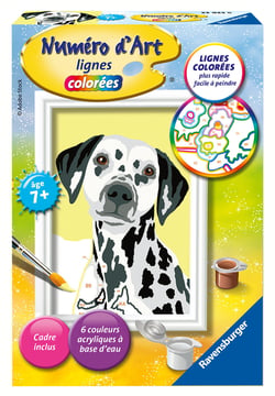 Numéro d'art - 8x12cm - Dalmatien