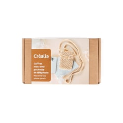 Coffret macramé - Pochette de téléphone - Créalia