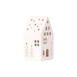 Maison hollandaise en céramique - 8 x 8 x 15,6 cm - Créalia