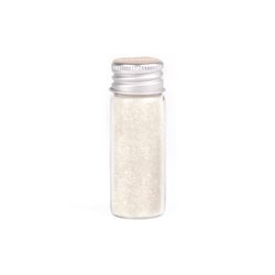 Paillettes fines biodégradables - Blanches - 10 g