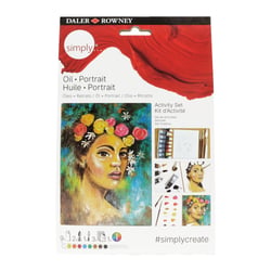  Kit d'activité peinture à l'huile Daler Rowney - Simply Activity - Portrait