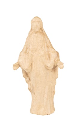 Support à décorer Décopatch - Vierge Marie - Papier mâché - 12 x 5,5 x 22,5 cm