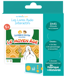 Livre audio interactif Suzanne & Gaston découvrent le Moyen-Âge - Lunii