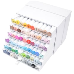 Lot de 60 marqueurs alcool rechargeables brosse et pointe extra-fine - Graph'it - Couleurs assorties