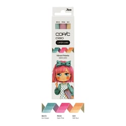Lot de 3 marqueurs à alcool Copic Ciao - Layer & Mix - Vibrant Palette