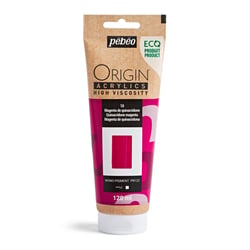 Tube 120 ml peinture acrylique Pébéo Origin Acrylics - Magenta de quinacridone