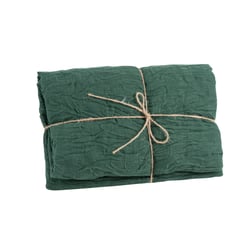 Chemin de table - Cheesecloth - Tissu - Vert anglais - 90 cm x 3 m