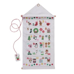 Calendrier de l'avent en tissu - Noël Enfant - Créalia
