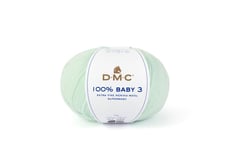 Pelote de fil à tricoter - DMC - 100 % Baby 4 - Vert pastel 081