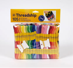 Lot de 105 échevettes de fil multi-brins pour perles - Couleurs assorties