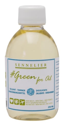 Flacon de 250 ml de diluant Sennelier - Green For Oil