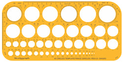 Trace-cercles Pair et Impair 1 à 36 mm - Graph'it - Studygraph