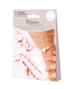 Kit bijoux Graine Créative - Eternel baiser du sable et de la mer