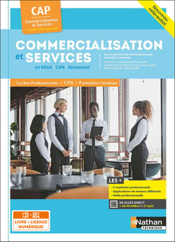 Commercialisation et services CAP CS HCR - 2024 - Pochette - élève - + iManuel