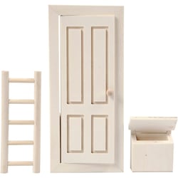 Kit porte, échelle et boîte Créativ Company - 8 x 18 cm