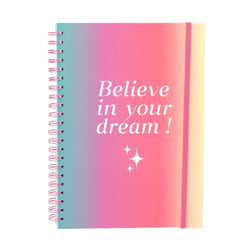 Cahier à spirale A4 - 192 pages avec séparateurs - Rëve - Cultura