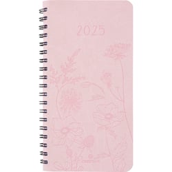 Agenda semainier 2026 Oberthur - Rose - 9,5 x 17,5 cm - Primrose