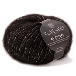 Pelote de fil à tricoter - Plassard - Argentière - Noir