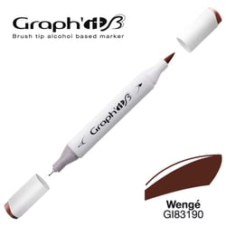 Marqueur brush à alcool - Graph'It - Wengé - n°3190