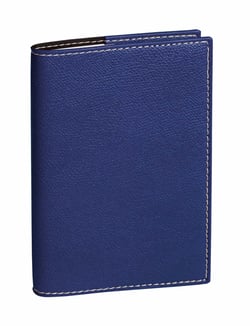 Agenda semainier 2027 Quo Vadis - Bleu - 10 x 15 cm - Club affaires Navy